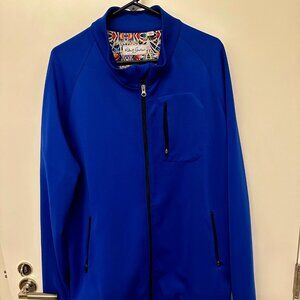 Men's Robert Graham Athleisure Royal Blue Jacket.  3XL